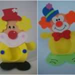 Basteln Mit tonpapier Vorlagen Kostenlos Erstaunlich Clown Basteln Mit Kindern Zu Fasching Vorlagen Ideen