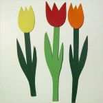Basteln Mit tonpapier Vorlagen Kostenlos Genial Bastelvorlagen Ostern 3d Tulpen Aus tonpapier Selber Basteln