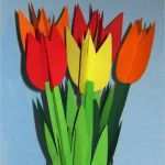 Basteln Mit tonpapier Vorlagen Kostenlos Schön Bastelvorlagen Ostern 3d Tulpen Aus tonpapier Selber Basteln