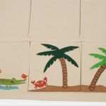 Basteln Prägefolie Vorlagen Erstaunlich Bastelanleitung Tierischer Wandbehang Fürs Kinderzimmer