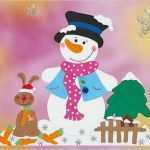 Basteln Prägefolie Vorlagen Fabelhaft Fröhliches Schneemann Fensterbild