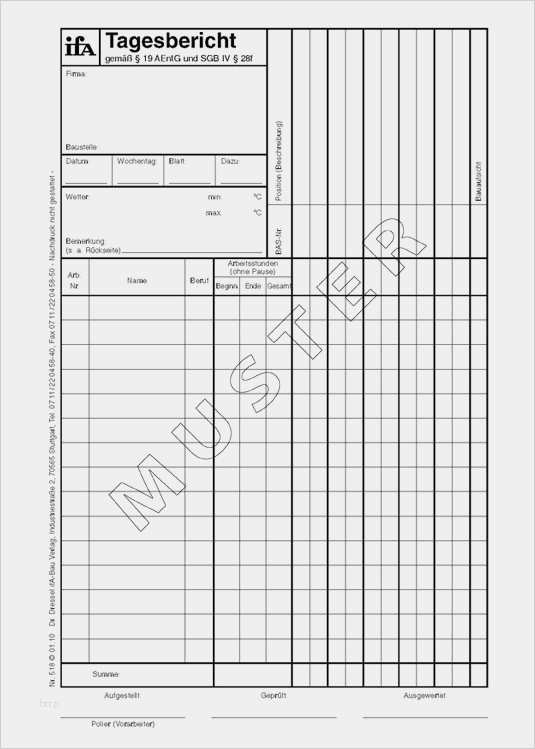 Bau Tagesbericht Vorlage Excel Schönste Bau Tagesbericht Vorlage Word – Vorlagen 1001