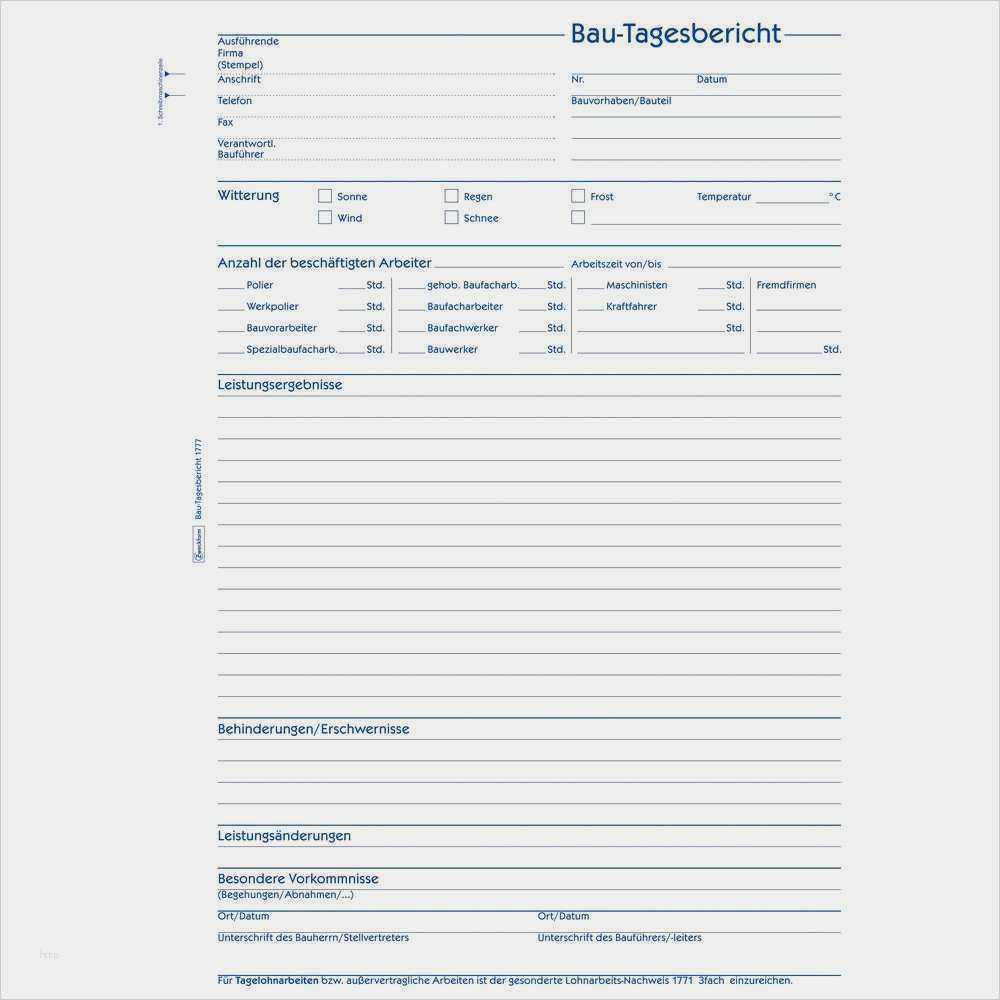 Bau Tagesbericht Vorlage Word Erstaunlich Ziemlich Tagesberichte Vorlagen Bilder Beispiel