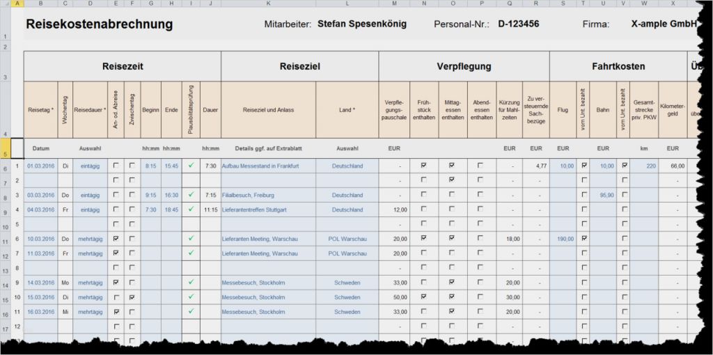 Baukosten Excel Vorlage Kostenlos Erstaunlich Excel Reisekostenabrechnung Excel Vorlagen Shop