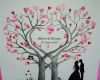 Baum Hochzeit Fingerabdruck Vorlage Süß Wedding Tree Herz Fingerabdruck Baum Hochzeit Geschenk