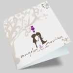 Baum Hochzeit Vorlage Wunderbar Hochzeitseinladung Liebesbaum In Braun