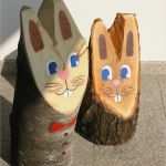 Baumstamm Bemalen Vorlagen Cool Wollbommel Osterhaserl