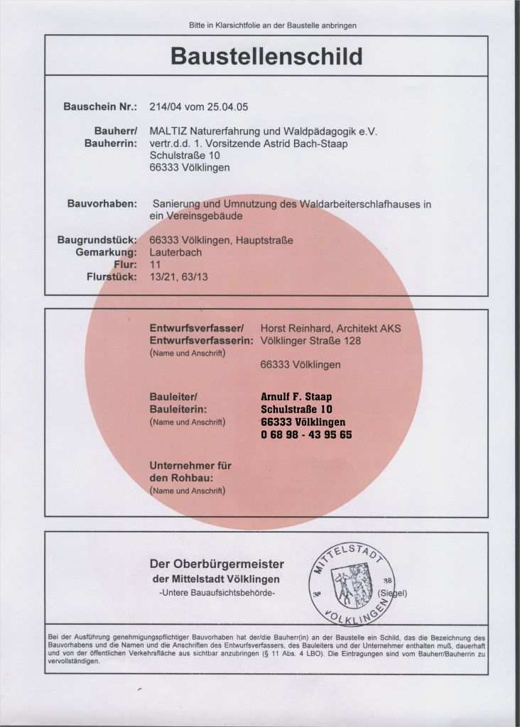 Bauschild Berlin Vorlage Einzigartig Baustellenschild Tektorum