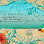 Beach Party Einladung Vorlage Einzigartig Einladung Zur Beach Party