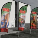 Beachflag Vorlage Süß Zankl Media Gmbh Werbefahnen Beachflags