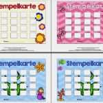 Belohnungssystem Grundschule Vorlagen Erstaunlich Grundschultante Stempelkarten Teil 2