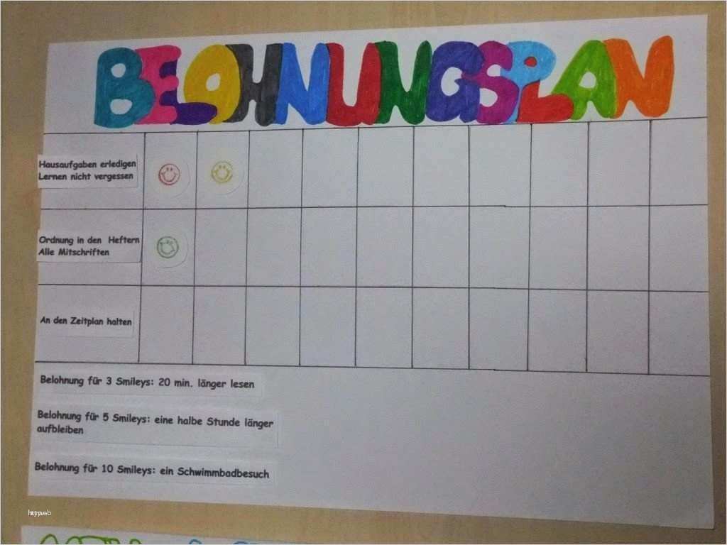 Belohnungssystem Kindern Vorlage Zum Ausdrucken Gut Belohnungssystem Verhalten Kindern Vorlage Cool