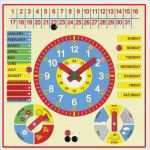 Beobachtungsbogen Krippe Vorlage Hübsch Uhr Kalenderuhr Englisch 5411 Basteln