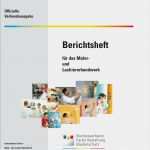 Berichtsheft Vorlage Ihk Bayern Schön Berichtsheft Maler Und Lackierer
