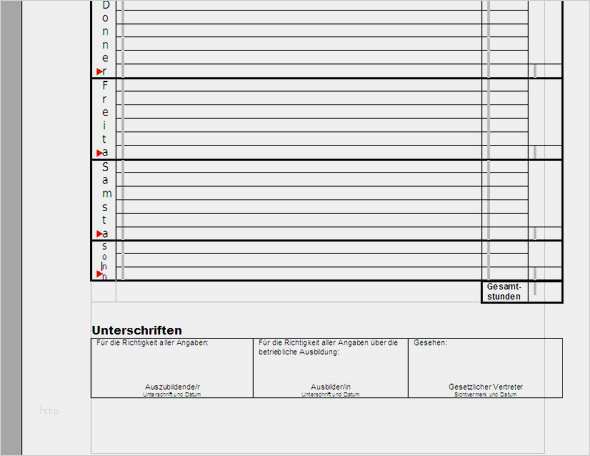 Berichtsheft Vorlage Täglich Kostenlos Fabelhaft Kann Ich Diese Vorlage Nutzen Berichtsheft – Vorlagen 1001