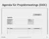 Besprechungsprotokoll Vorlage Word Kostenlos Gut Agenda Für Projektmeetings Mit Vorlage Zum Download In