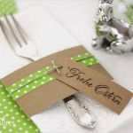 Bestecktasche Papier Vorlage Bewundernswert Small Treasures Osterideen Mit Kraftpapier Und Apfelgrün