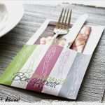 Bestecktasche Papier Vorlage Elegant Dekoration