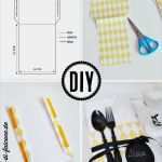 Bestecktasche Papier Vorlage Erstaunlich Die Besten 25 Bestecktasche Ideen Auf Pinterest