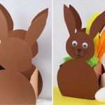 Bestecktasche Papier Vorlage Fabelhaft Osterkörbchen Basteln Anleitung Vorlagen Für