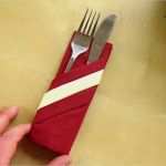 Bestecktasche Papier Vorlage Hübsch Servietten Falten Bestecktasche Mit 2 Papier Servietten