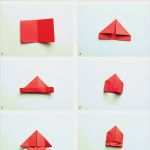 Bestecktasche Papier Vorlage Schönste [schmuckschule 11] Ohrringe Mit Nikolausmützen Aus Papier