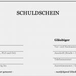 Bestellschein Vorlage Excel Cool Vordruck Schuldschein Pdf Download