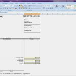 Bestellung Vorlage Excel Großartig Bestellung
