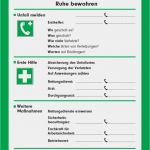 Betriebsanweisung Vorlage Englisch Luxus Musteraushang Verhalten Bei Feuer