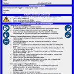 Betriebsanweisung Vorlage Englisch Wunderbar Betriebsanweisung Umgang Mit Dampf sofort Download