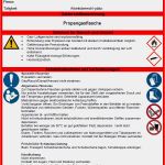 Betriebsanweisung Vorlage Kostenlos Hübsch Betriebsanweisung Druckgasflasche sofort Download