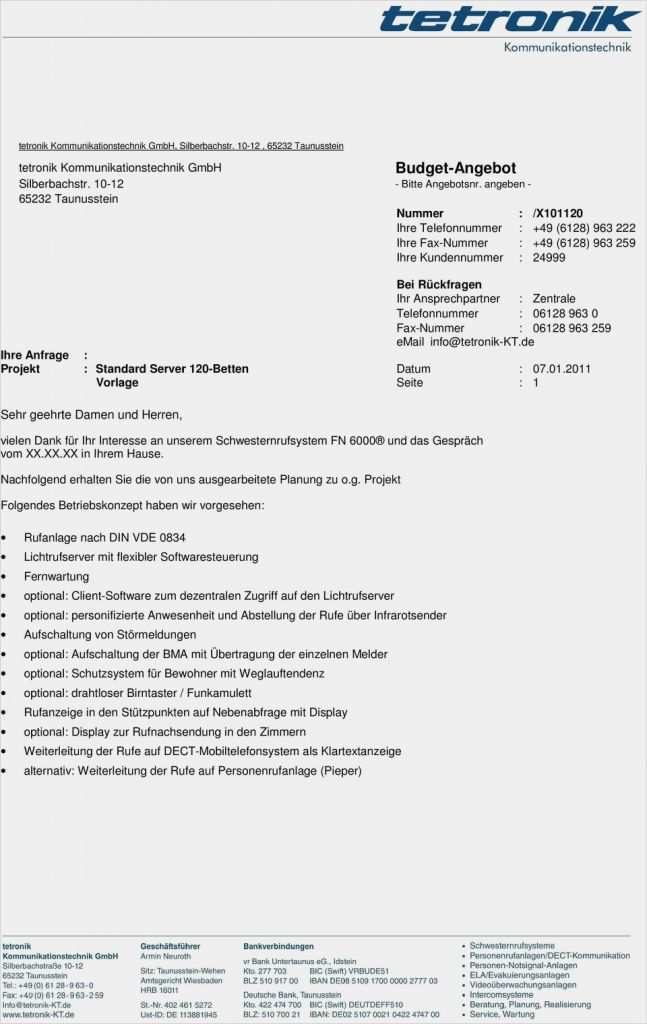 Betriebskonzept software Vorlage Best Of Bud Angebot Sehr Geehrte Damen Und Herren Pdf