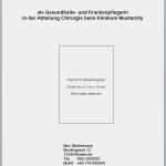 Bewerbung Ausbildung Gesundheits Und Krankenpfleger Vorlage Erstaunlich Bewerbung Deckblatt Muster Word Vorlage