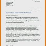 Bewerbung Ausbildung Vorlage Best Of 5 6 Bewerbungsschreiben Kfz