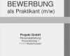 Bewerbung Für Praktikum Vorlage Bewundernswert Deckblatt Bewerbung Praktikum Kostenlose Muster