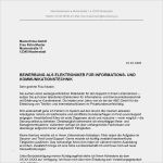 Bewerbung Informatiker Vorlage Bewundernswert Bewerbung Als Elektroniker Für Informations Und