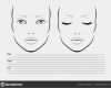 Bewerbung Make Up Artist Vorlage Schön Gesicht Diagramm Make Up Artist Leer Vorlage Vektor