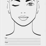 Bewerbung Make Up Artist Vorlage Wunderbar Gesicht Diagramm Make Up Artist Leer Vorlage Vektor
