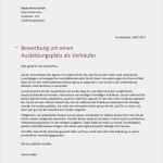 Bewerbung Verkäuferin Vorlage Angenehm Bewerbung Als Verkauferin Ausbildung