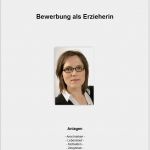 Bewerbungsschreiben Erzieherin Vorlage Wunderbar Bewerbungsdeckblatt
