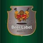 Bier Etikett Vorlage Wunderbar Bier Etikett Vektorgrafik