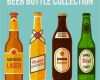 Bierflaschen Etiketten Vorlage Kostenlos Schönste Bierflaschen Gesetzt In Flaches Design