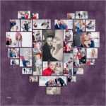 Bilder Collage Vorlage Wunderbar Heart Collage Template Psd Wedding T