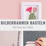 Bilderrahmen Basteln Vorlage Einzigartig 3d Bilderrahmen Basteln Aus Papier Ganz Ohne Kleben