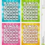 Bingo Vorlage Zum Ausdrucken Bewundernswert Cartes De Bingo Test Illustration De Vecteur Image Du