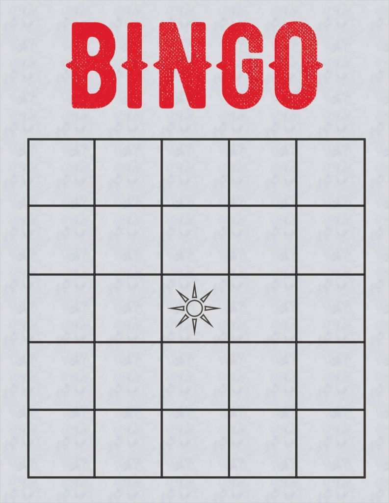 Bingo Vorlage Zum Ausdrucken Schön Bingo Vorlage