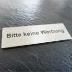 Bitte Keine Werbung Vorlage Bewundernswert Edelstahl Klingelschild Briefkastenschild Bitte Keine