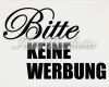 Bitte Keine Werbung Vorlage Bewundernswert Wandtattoo Bitte Keine Werbung Als Aufkleber Für Deinen