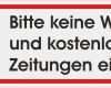 Bitte Keine Werbung Vorlage Elegant 20 Aufkleber Stop Bitte Keine Werbung &amp; Kostenlose