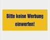 Bitte Keine Werbung Vorlage Erstaunlich Hinweisschild &quot;bitte Keine Werbung Einwerfen &quot; Aufkleber